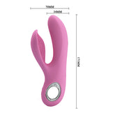 Pretty Love Canrol Silicone Rechargeable G Spot Clitoral Vibrator VIBRATORS-RABBIT